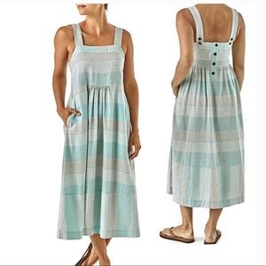 Patagonia Striped button dress